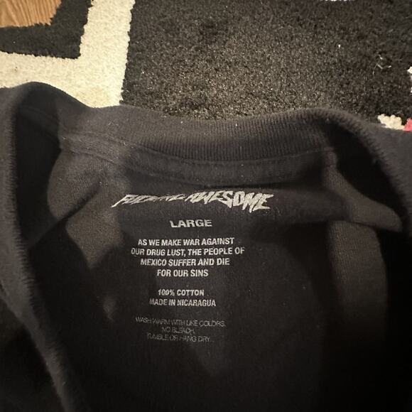 F Awesome Kevin Bradley Graduate Tee – Black – Size Large – Brand New - Picture 4 of 5